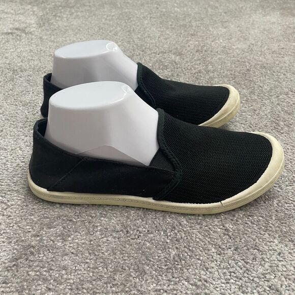 Aeropostale Slip On Sneakers Shoes Womens 8.5 Black Round Toe Casual Comfort - Picture 2 of 13